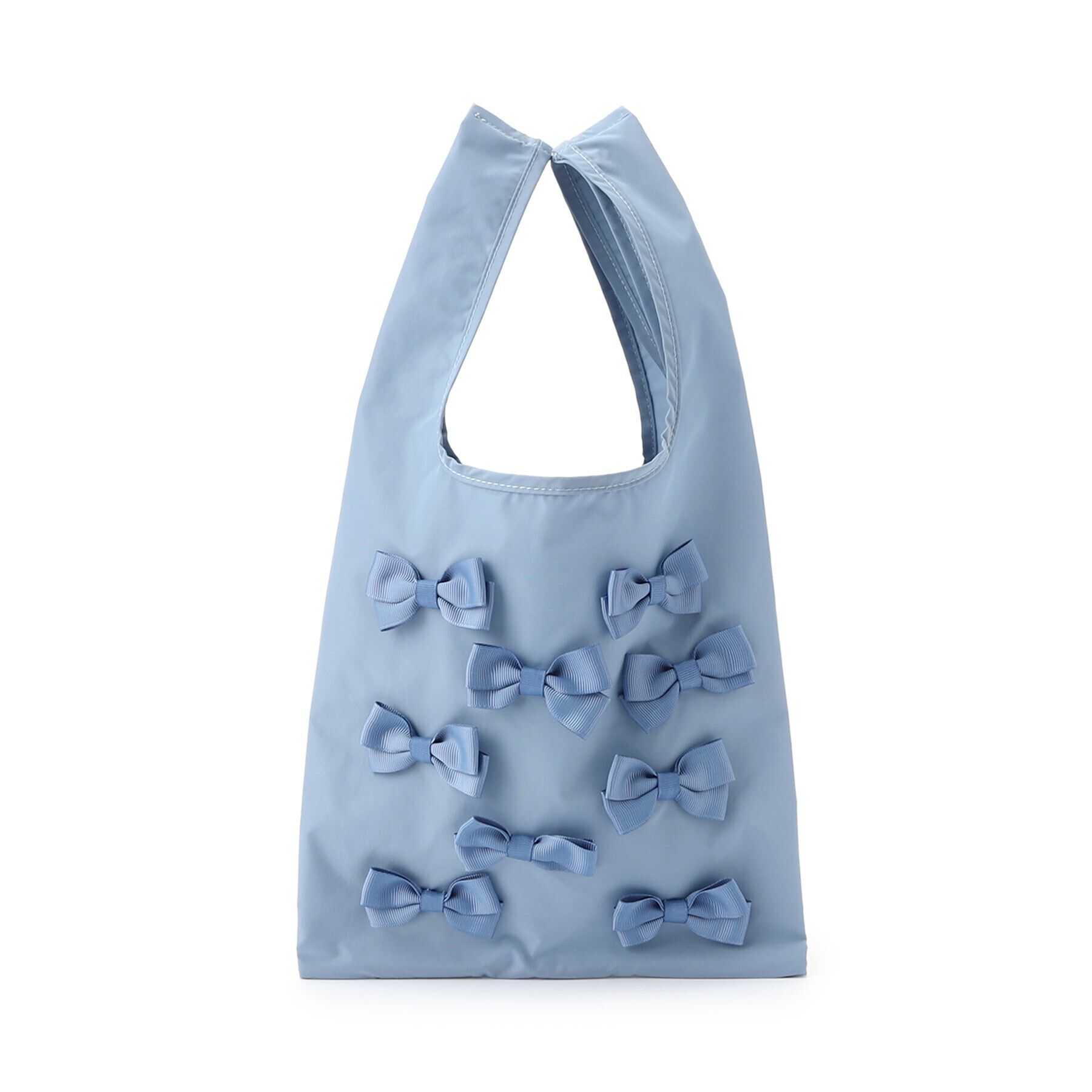 Couture broach「メニーリボン エコバッグ(小)」|エコバッグ|サックス(090)