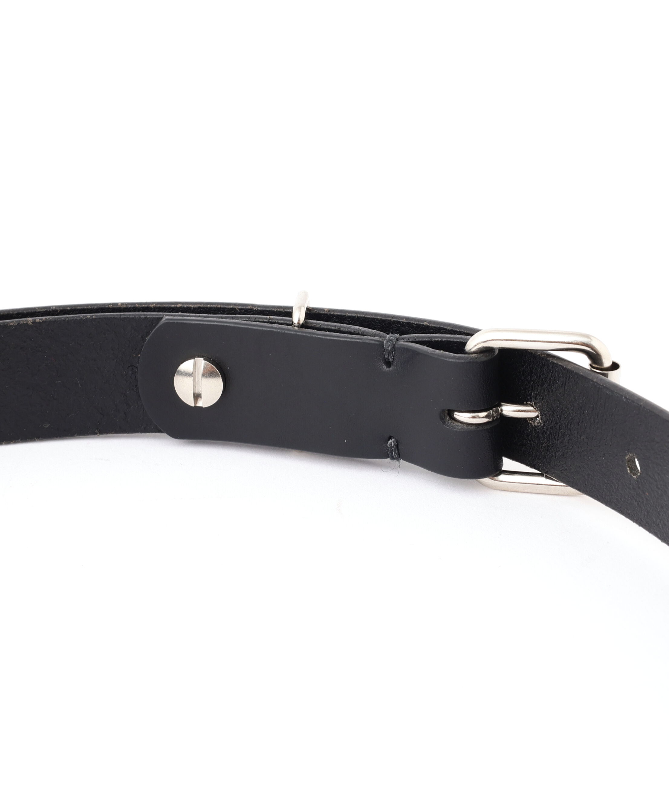 MHL.「ROLLER BUCKLE  LEATHER BELT」|ベルト|