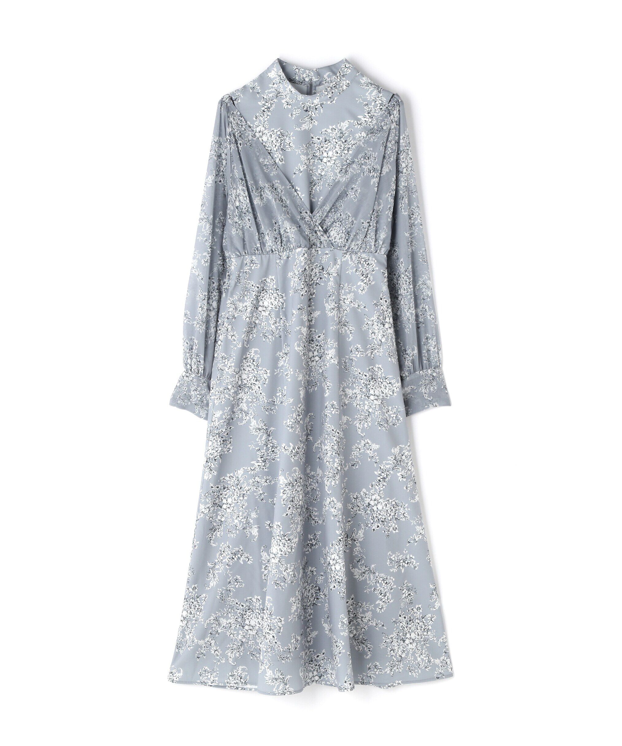  「シアープリントカシュクールワンピース」|ワンピース|