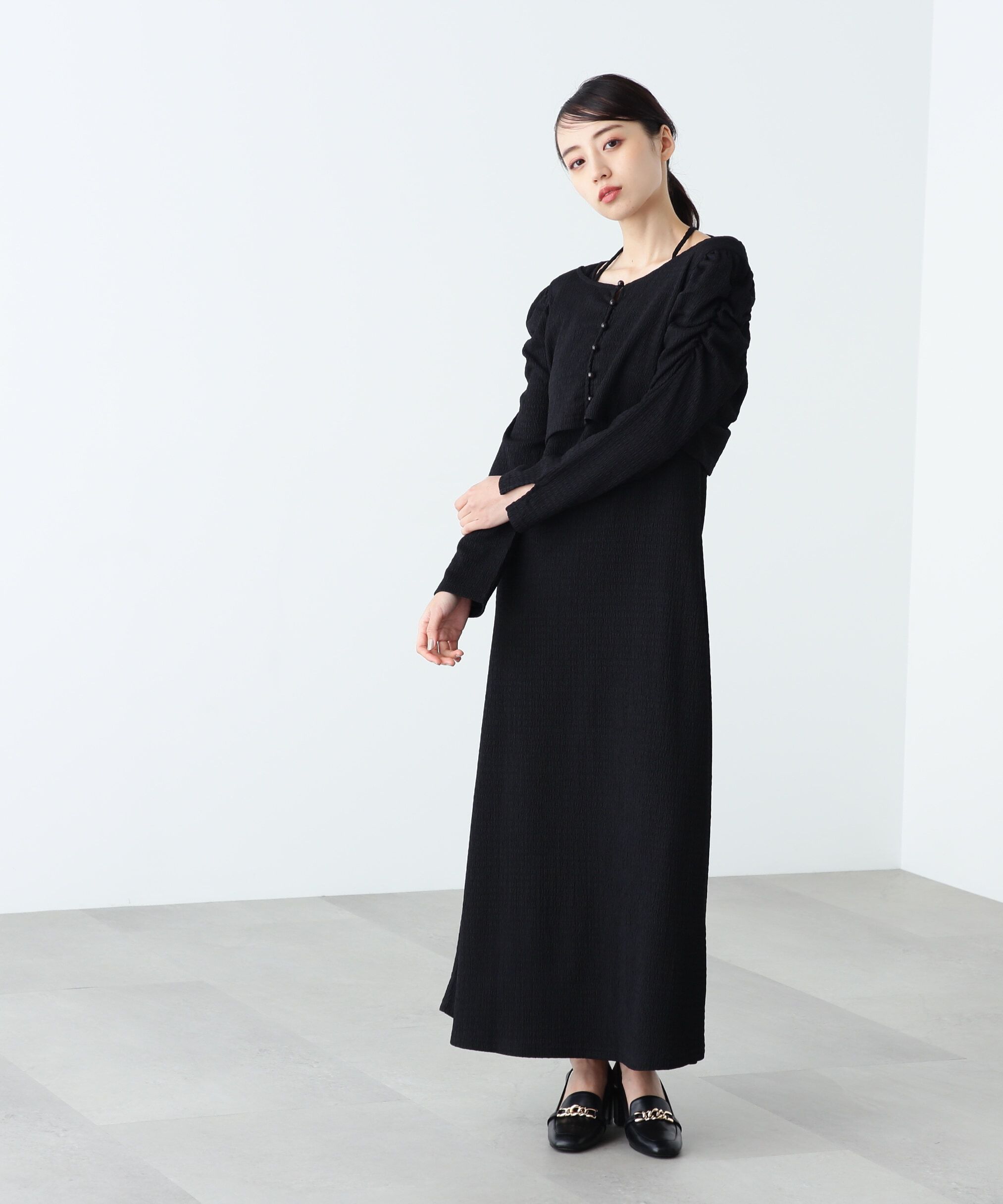  「ｸｼｭｸｼｭｽﾄﾚｯﾁｶｰﾃﾞ&ﾜﾝﾋﾟｰｽｾｯﾄ WEB限定ｶﾗｰ:ｵﾚ 」|ワンピース|