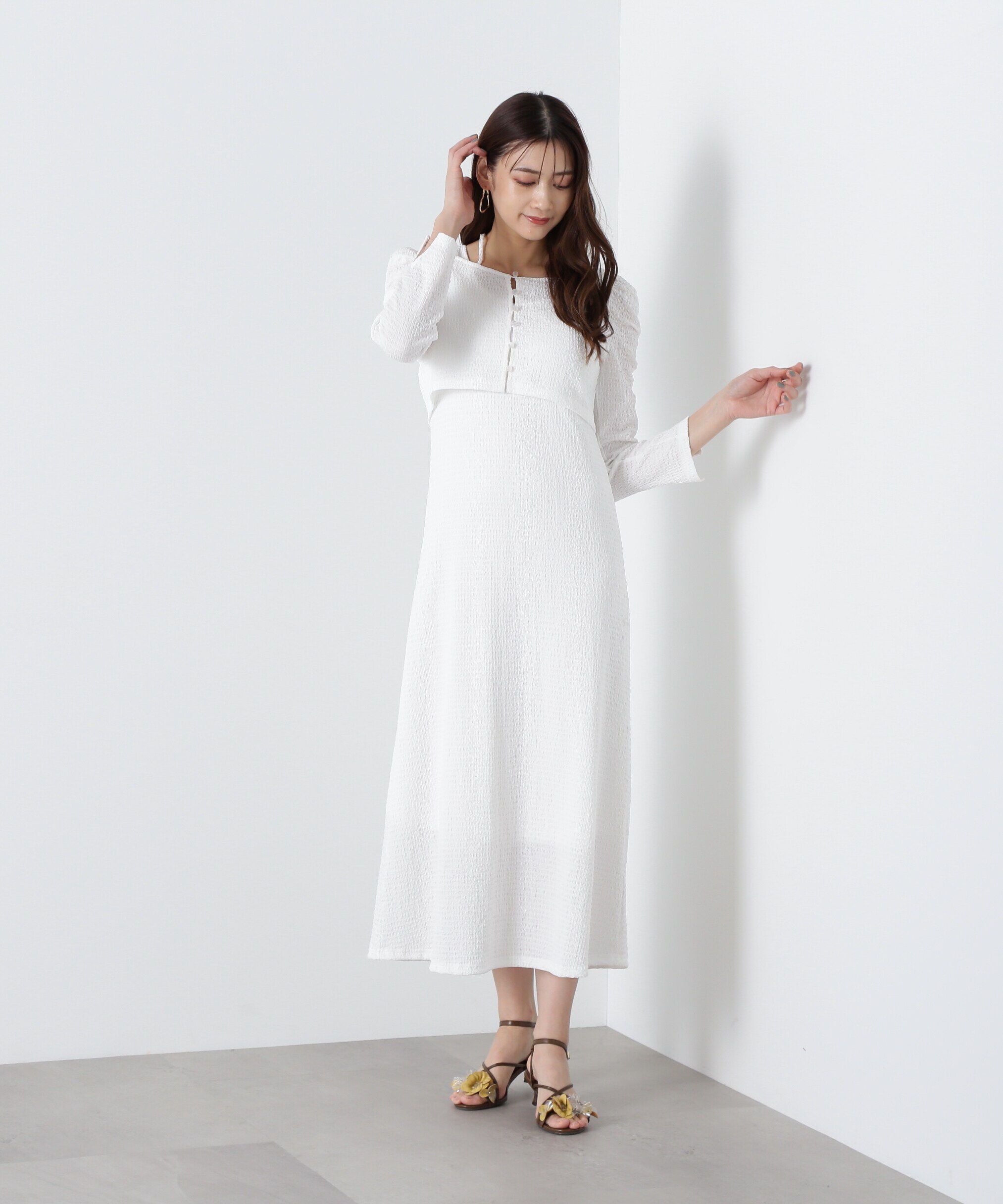  「ｸｼｭｸｼｭｽﾄﾚｯﾁｶｰﾃﾞ&ﾜﾝﾋﾟｰｽｾｯﾄ WEB限定ｶﾗｰ:ｵﾚ 」|ワンピース|