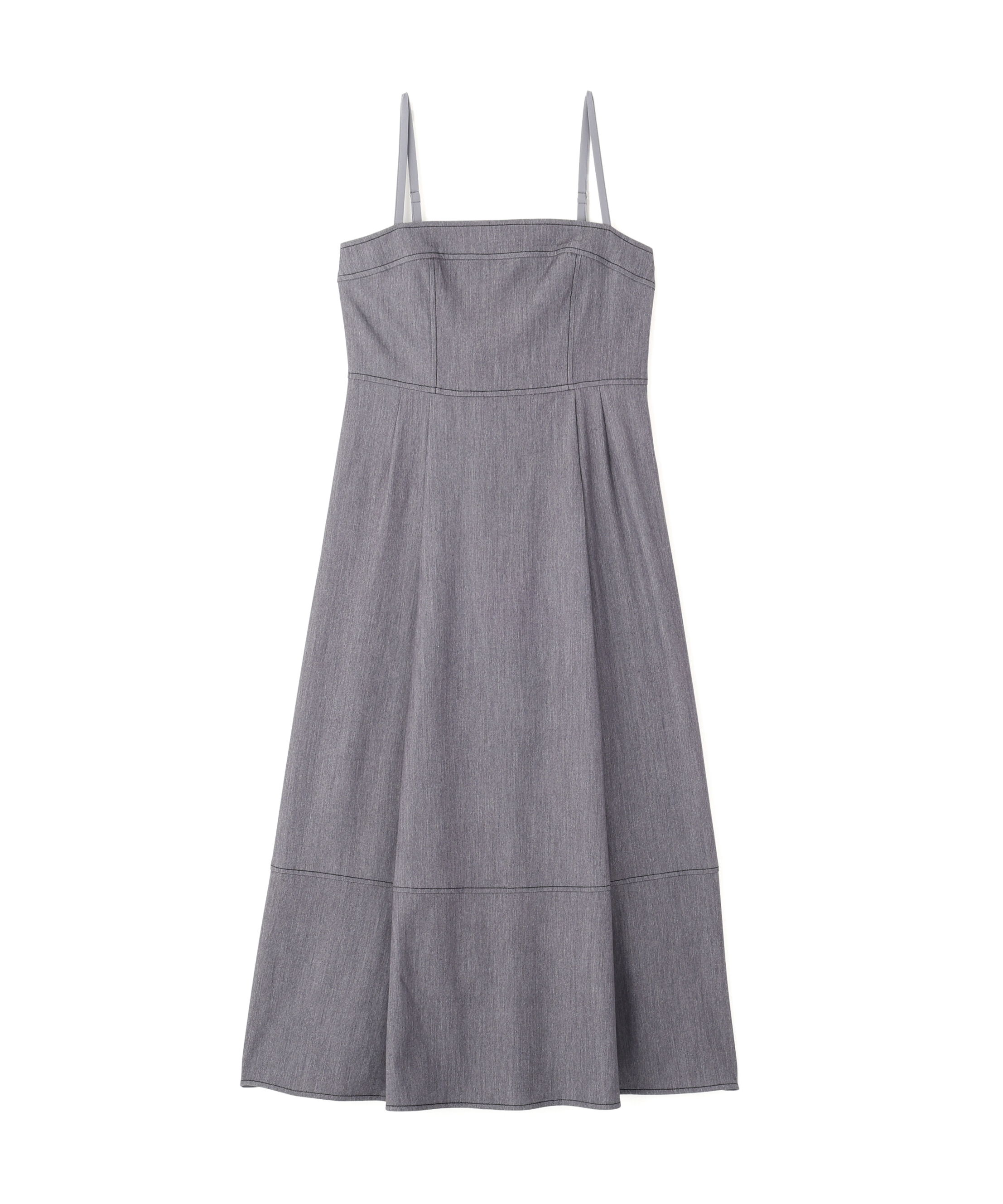  「デニムライクバリエーションキャミワンピース」|ワンピース|