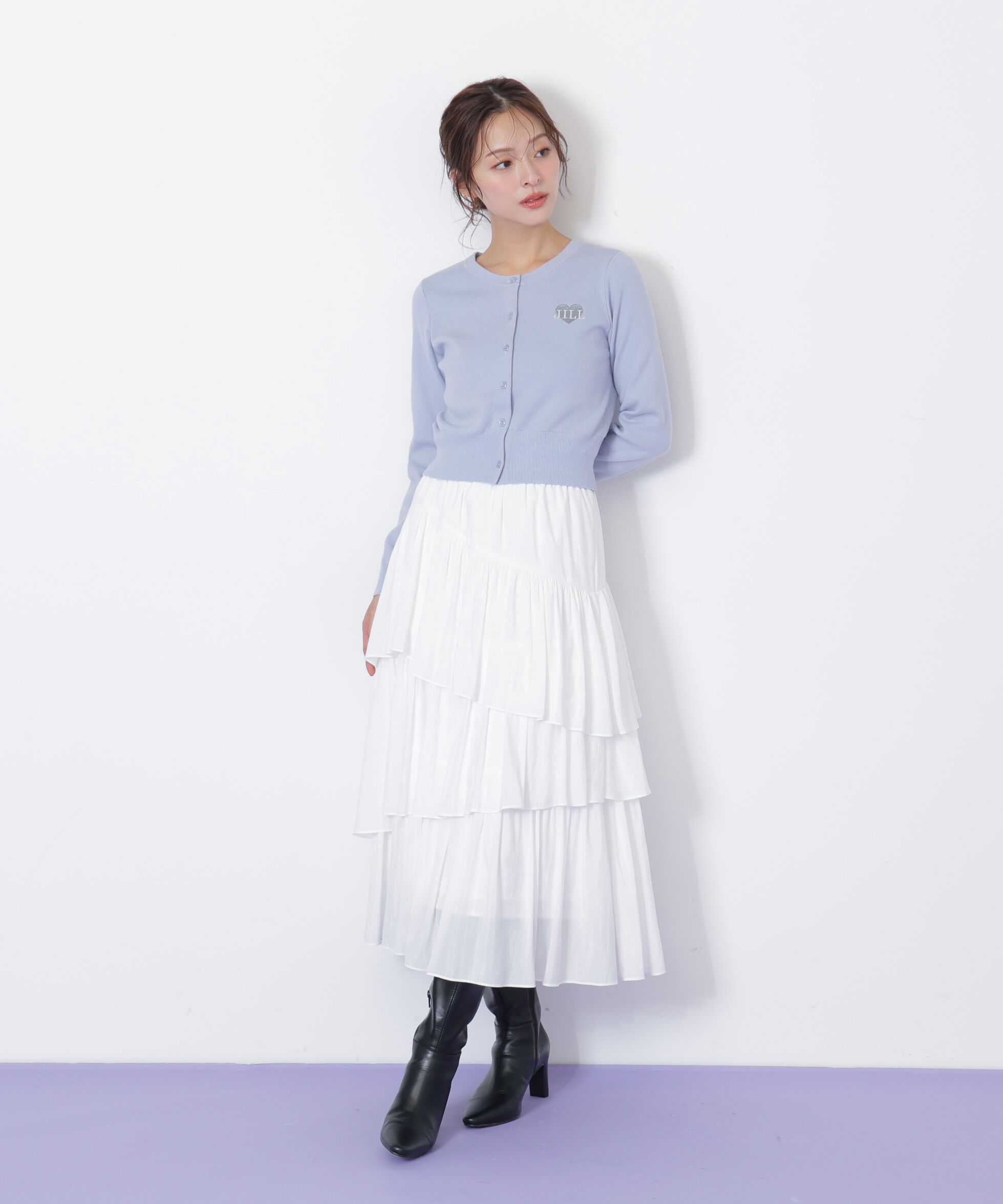  「ランダムティアードスカート」|スカート|