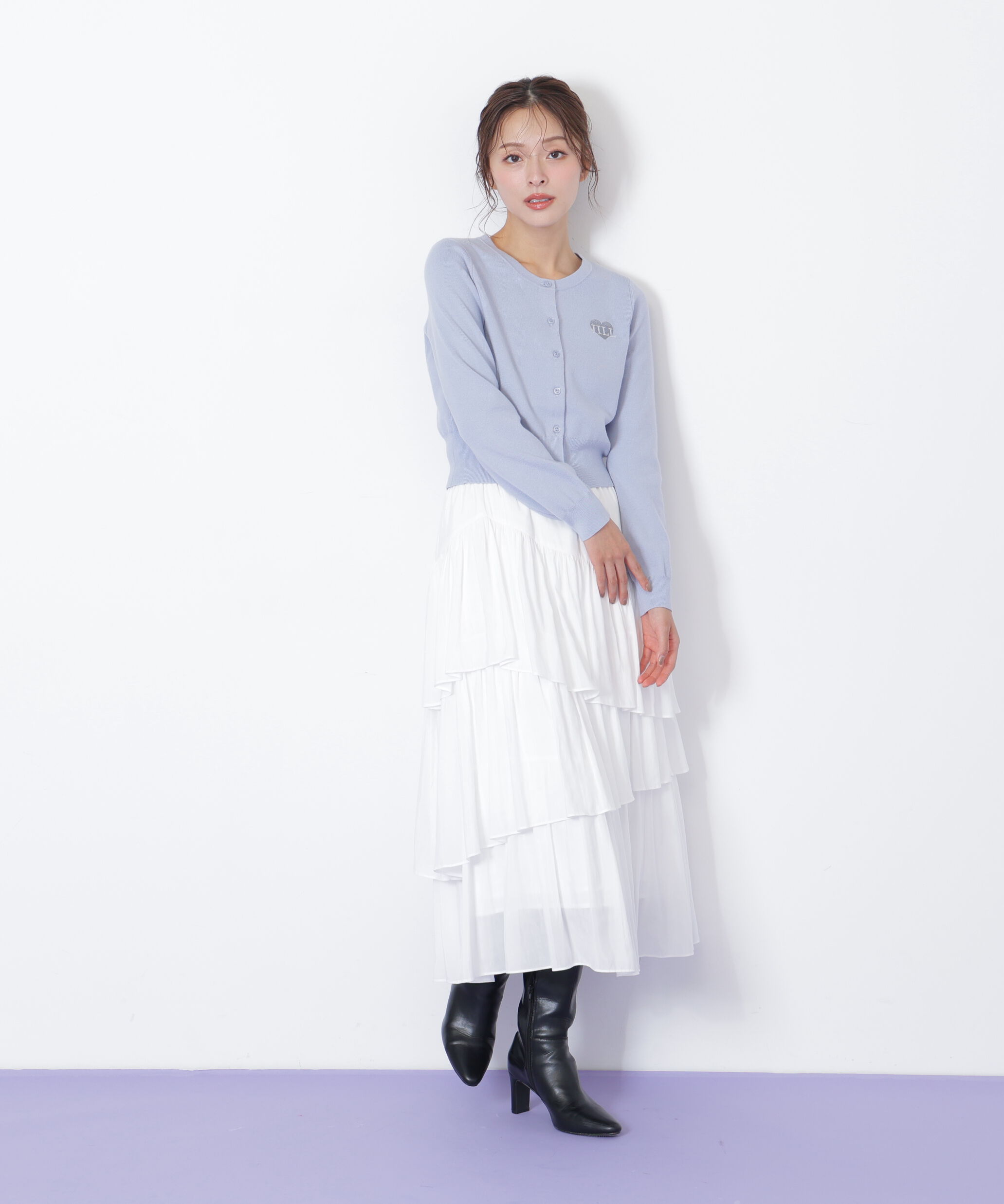  「ランダムティアードスカート」|スカート|