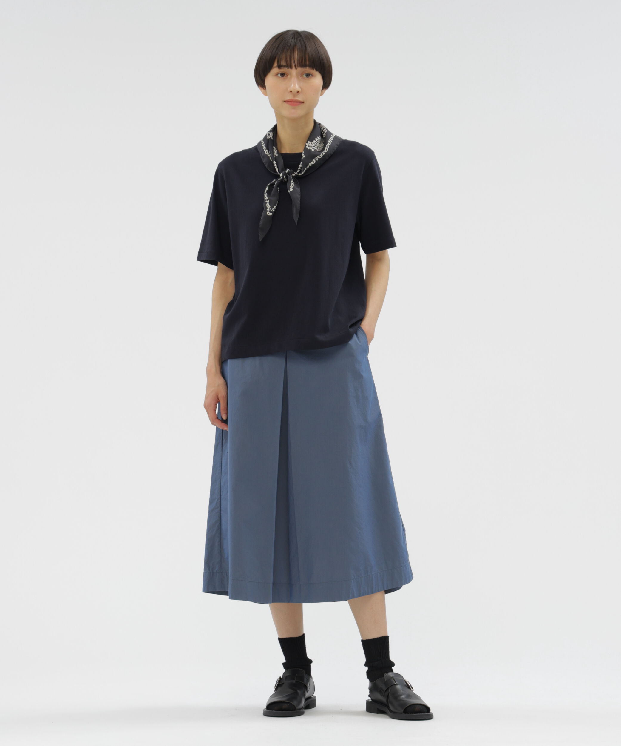  「COTTON CHAMBRAY SKIRT」|スカート|