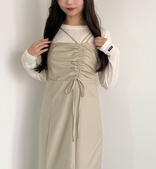 archives「アシメドロストキャミワンピース」|ワンピース|