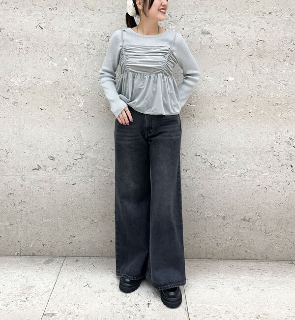 archives「ストレートフレアデニム」|デニム|