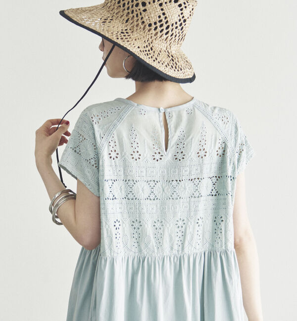Doux archives「カットワークレースティアードワンピース」|ワンピース|
