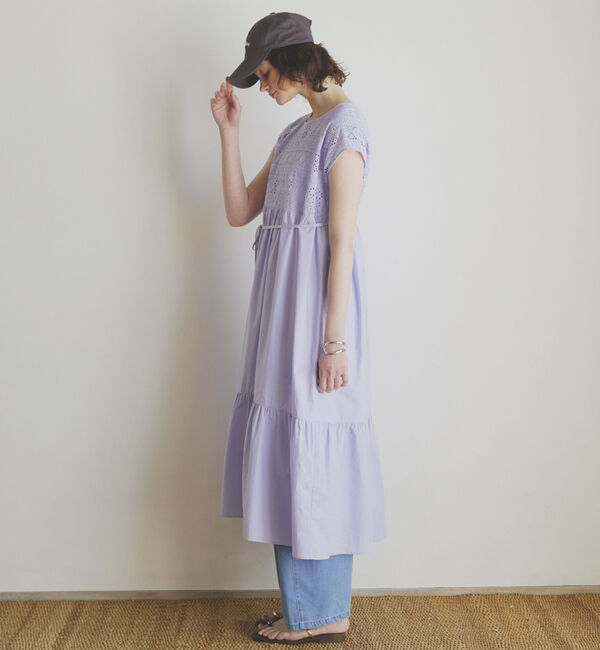 Doux archives「カットワークレースティアードワンピース」|ワンピース|