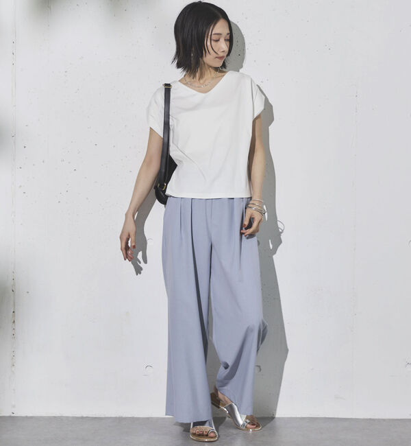 Doux archives「ＲＥＦＬＡＸ機能性素材ツータックパンツ」|チノ|