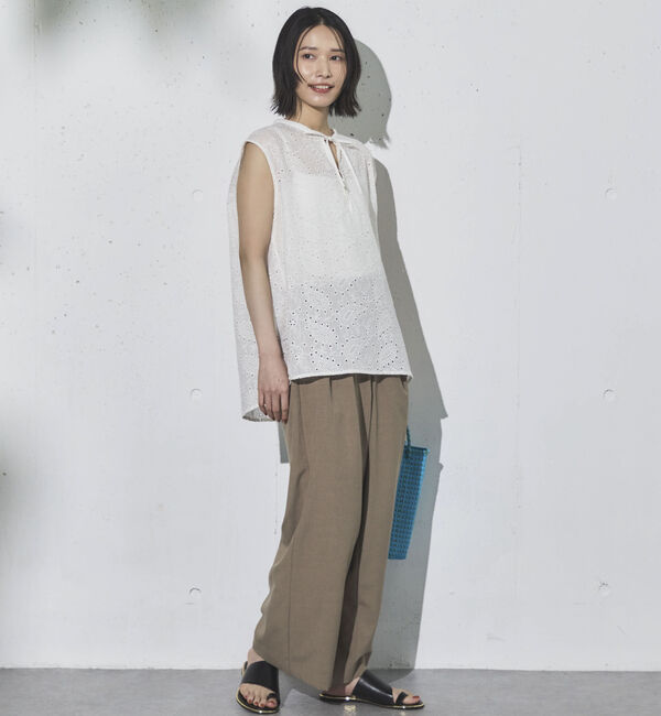 Doux archives「ＲＥＦＬＡＸ機能性素材ツータックパンツ」|チノ|