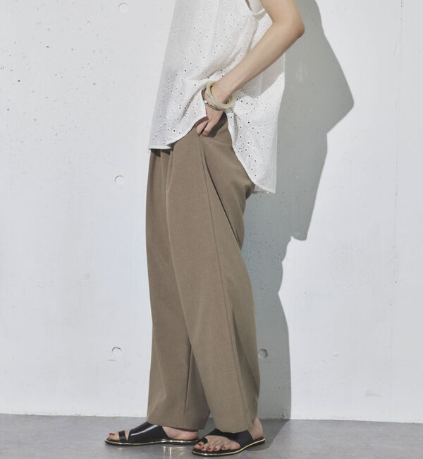 Doux archives「ＲＥＦＬＡＸ機能性素材ツータックパンツ」|チノ|