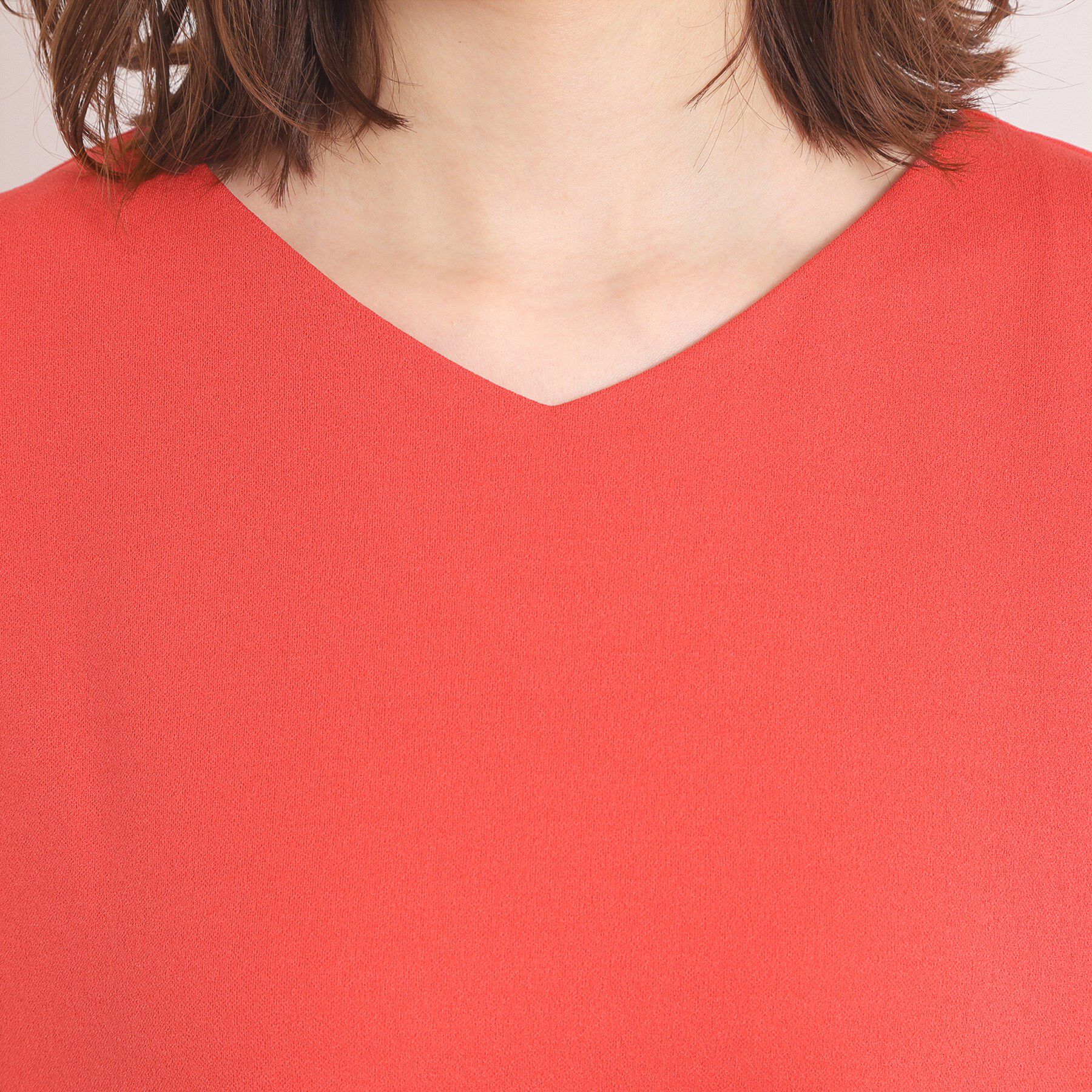 ITS&rsquo;DEMO「【冷感／吸水速乾／透け防止／洗濯機OK】カットジョーゼットタックワンピース」|ワンピース|