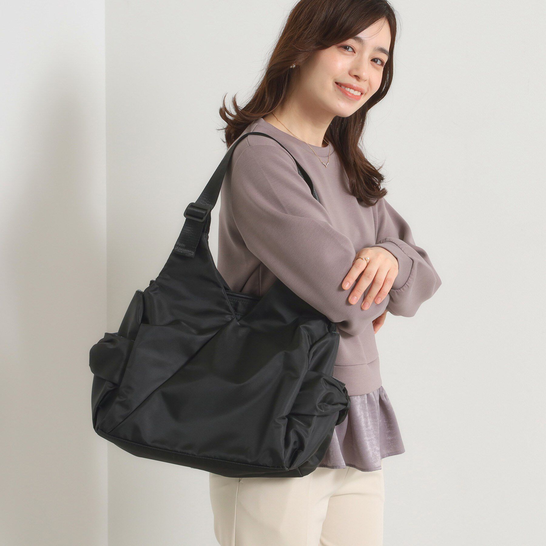 ITS&rsquo;DEMO「【撥水／11ポケット】リボンモチーフマザーズトート」|トートバッグ|