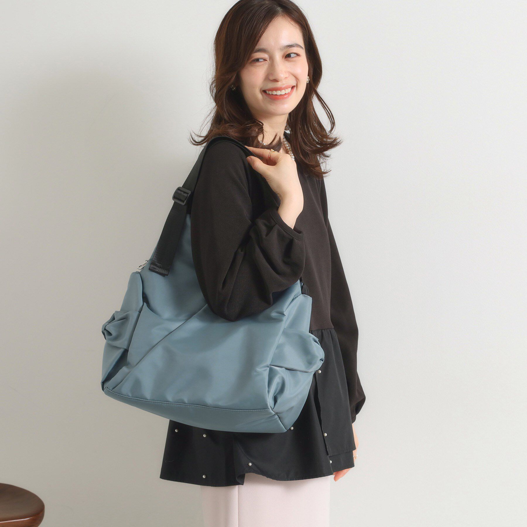 ITS&rsquo;DEMO「【撥水／11ポケット】リボンモチーフマザーズトート」|トートバッグ|