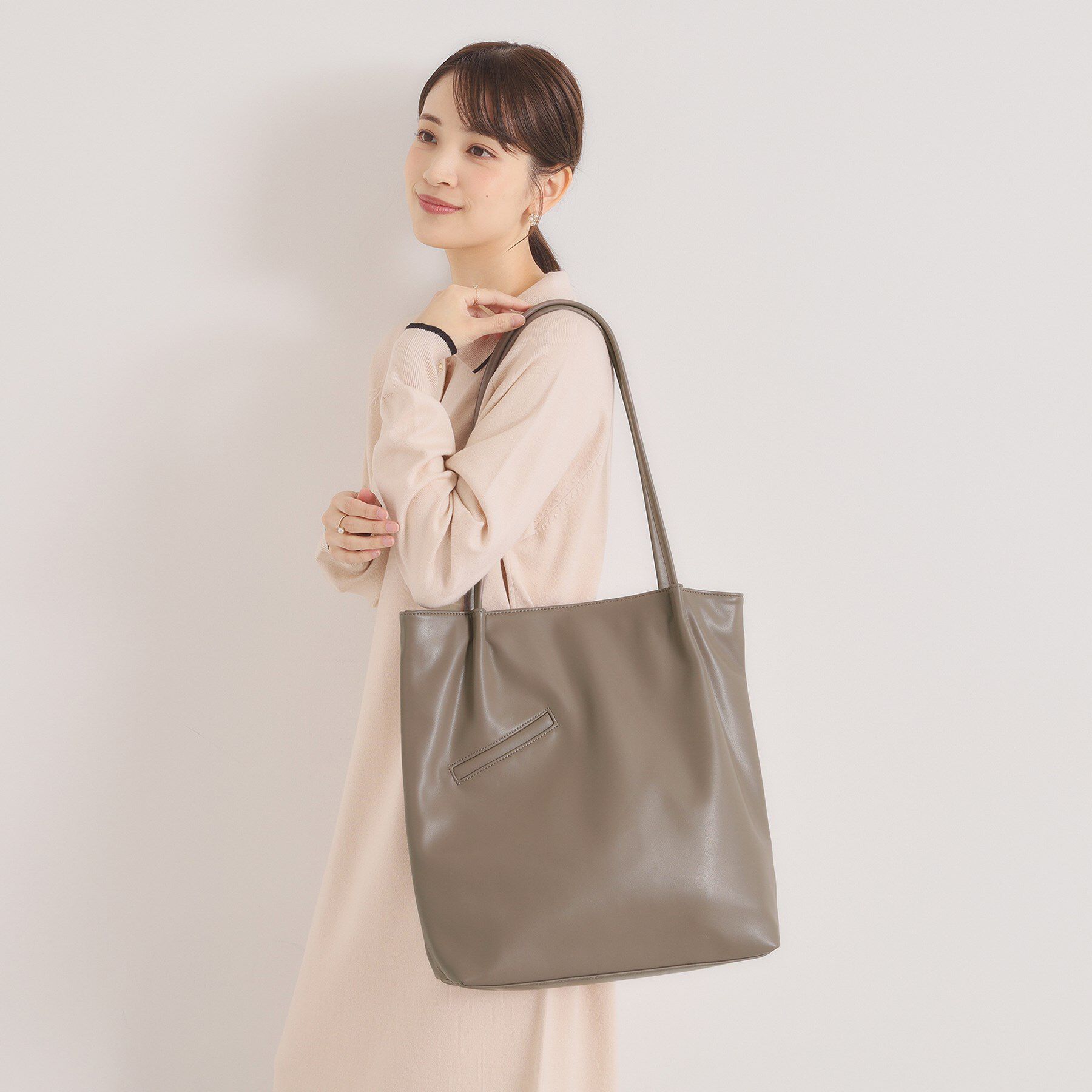 ITS&rsquo;DEMO「【A4対応】PUサブトート」|トートバッグ|