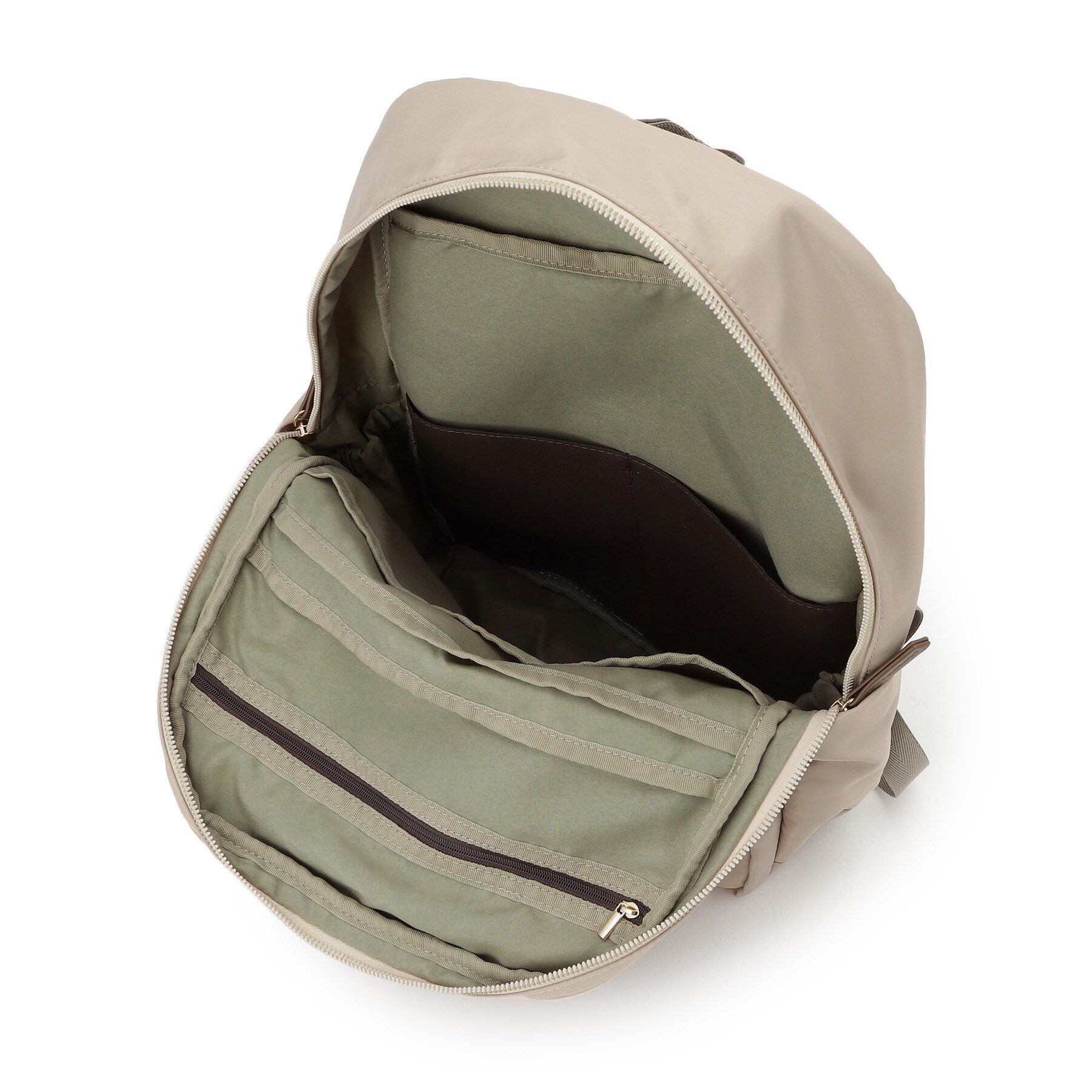 ITS&rsquo;DEMO「【収納アドバイザー監修】合皮コンビリュック」|リュック|