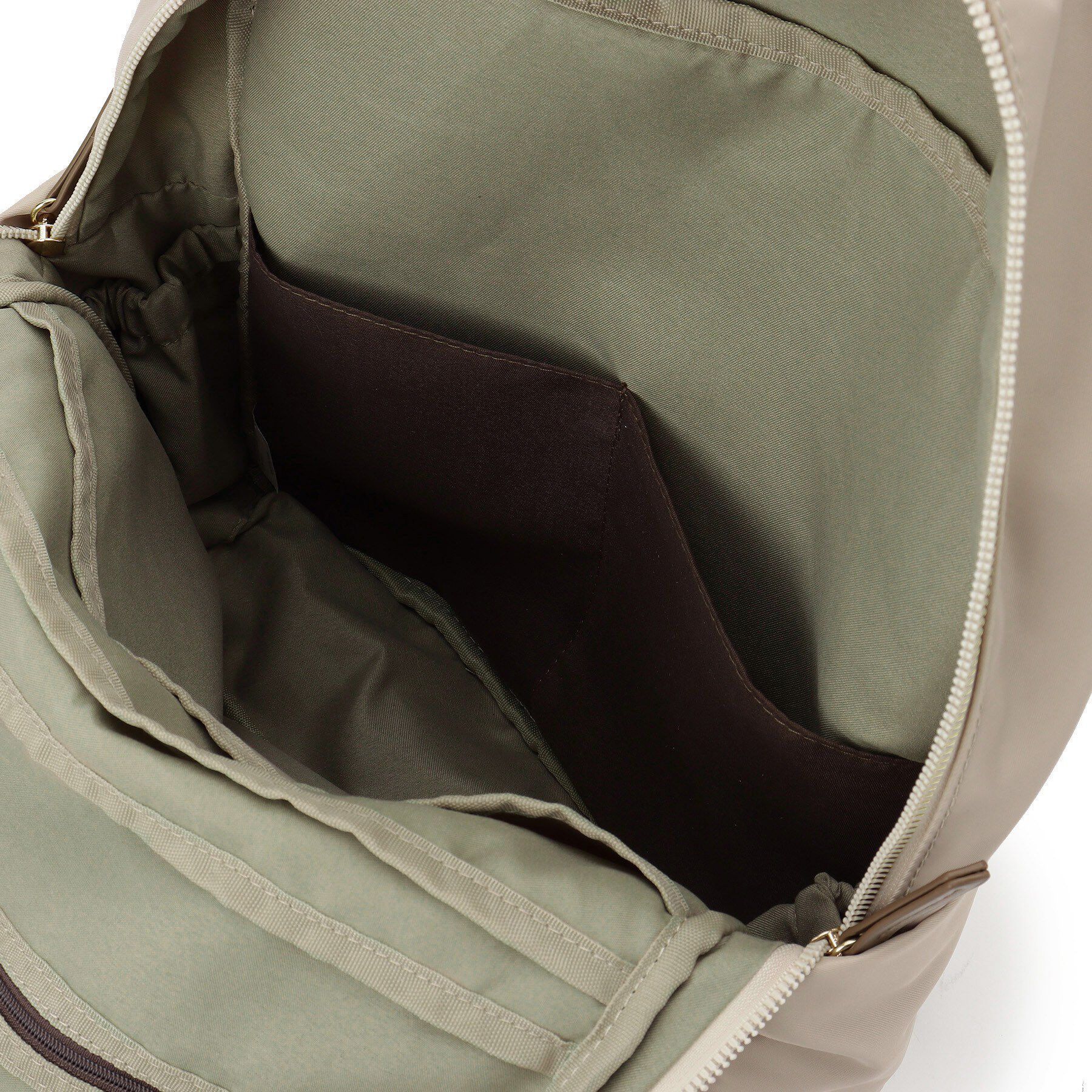 ITS&rsquo;DEMO「【収納アドバイザー監修】合皮コンビリュック」|リュック|