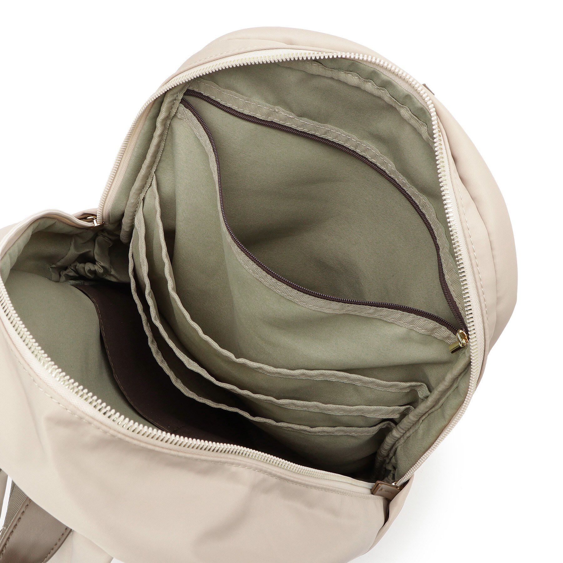 ITS&rsquo;DEMO「【収納アドバイザー監修】合皮コンビリュック」|リュック|