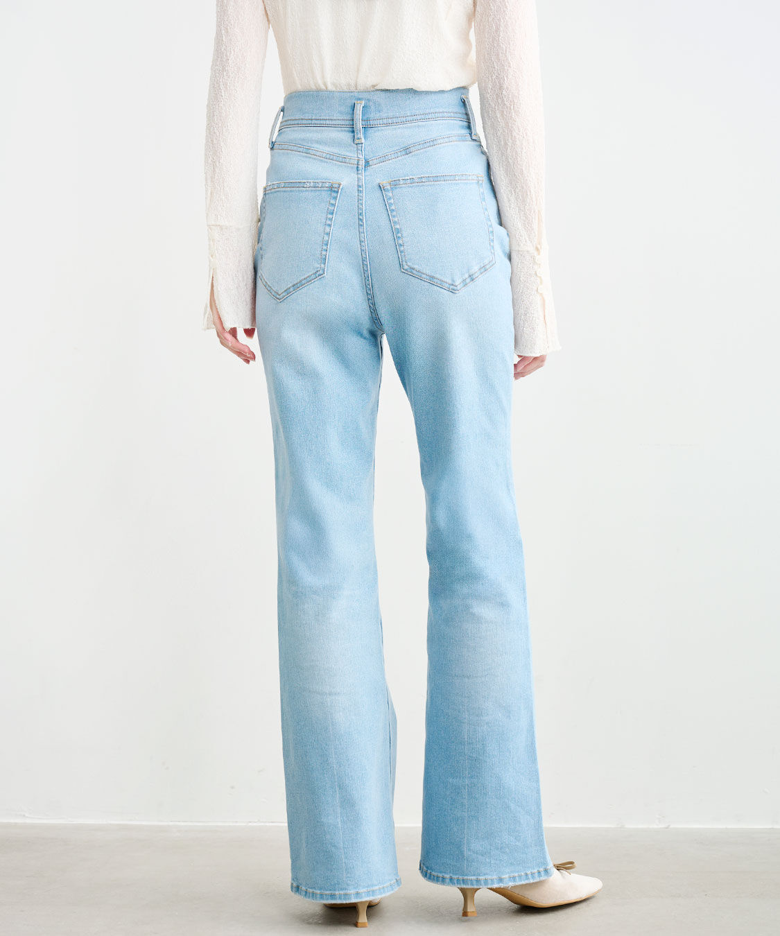 COCO DEAL「スーパーストレッチデニムフレアパンツ」|デニム|