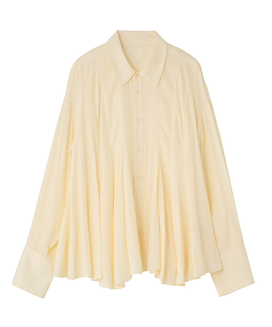 COCO DEAL「フレアペプラムシャツ」|シャツ・ブラウス|イエロー