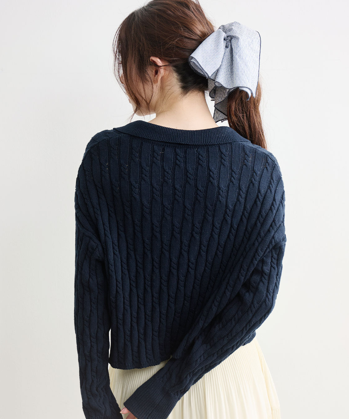 COCO DEAL「ケーブルスキッパーニット」|ニット・セーター|