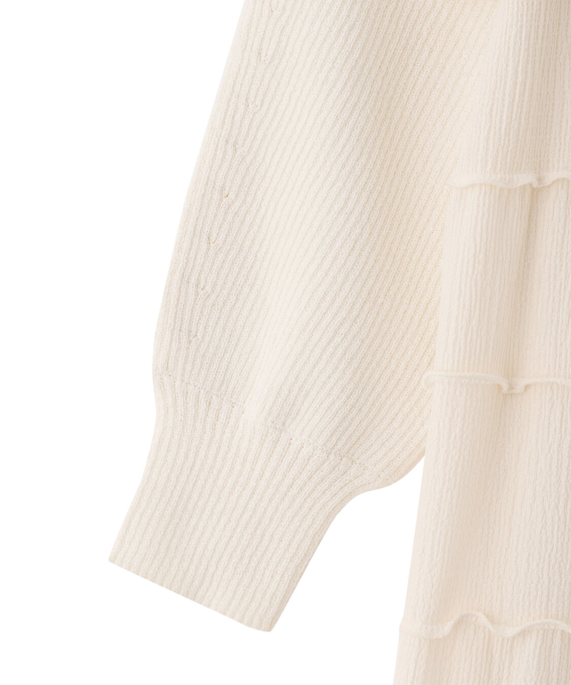 COCO DEAL「クロップドニット&times;メローティアードキャミワンピース」|ワンピース|