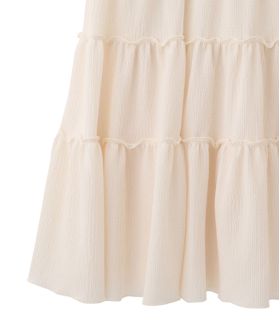 COCO DEAL「クロップドニット&times;メローティアードキャミワンピース」|ワンピース|