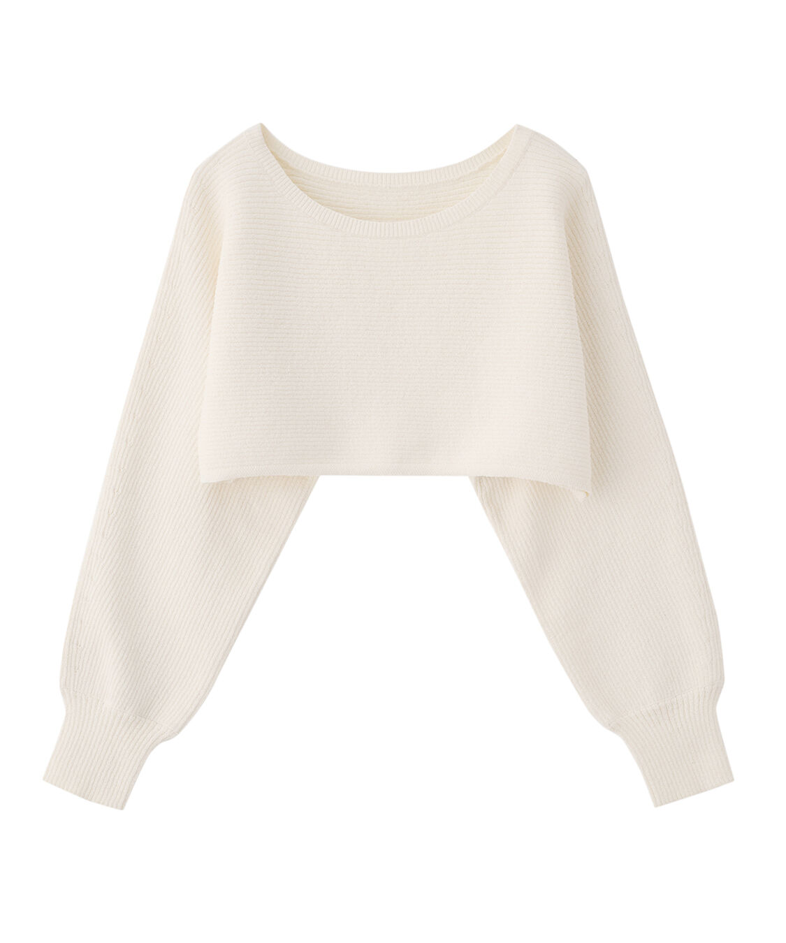 COCO DEAL「クロップドニット&times;メローティアードキャミワンピース」|ワンピース|