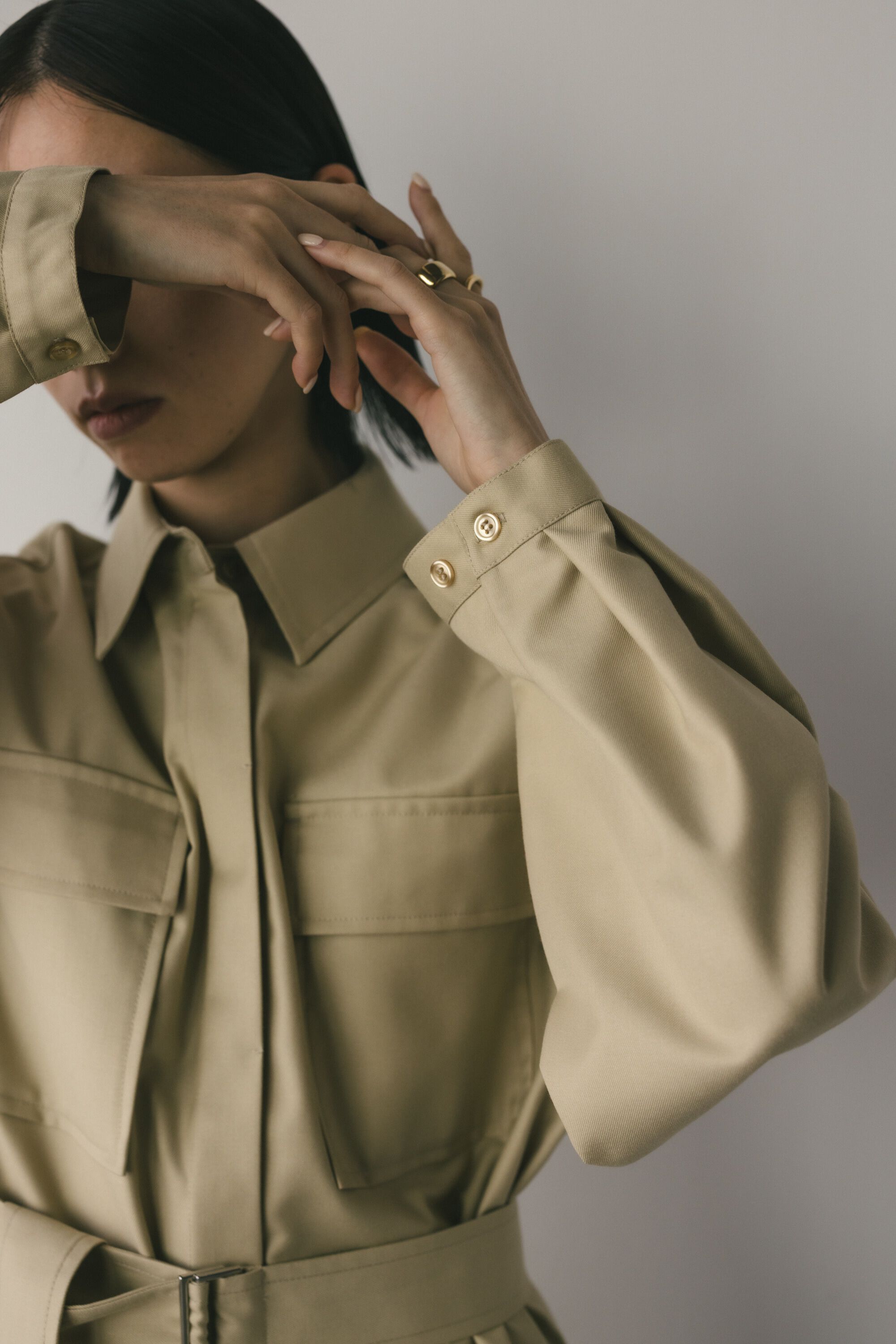 STYLEMIXER「ビッグポケットシャツワンピース」|ワンピース|