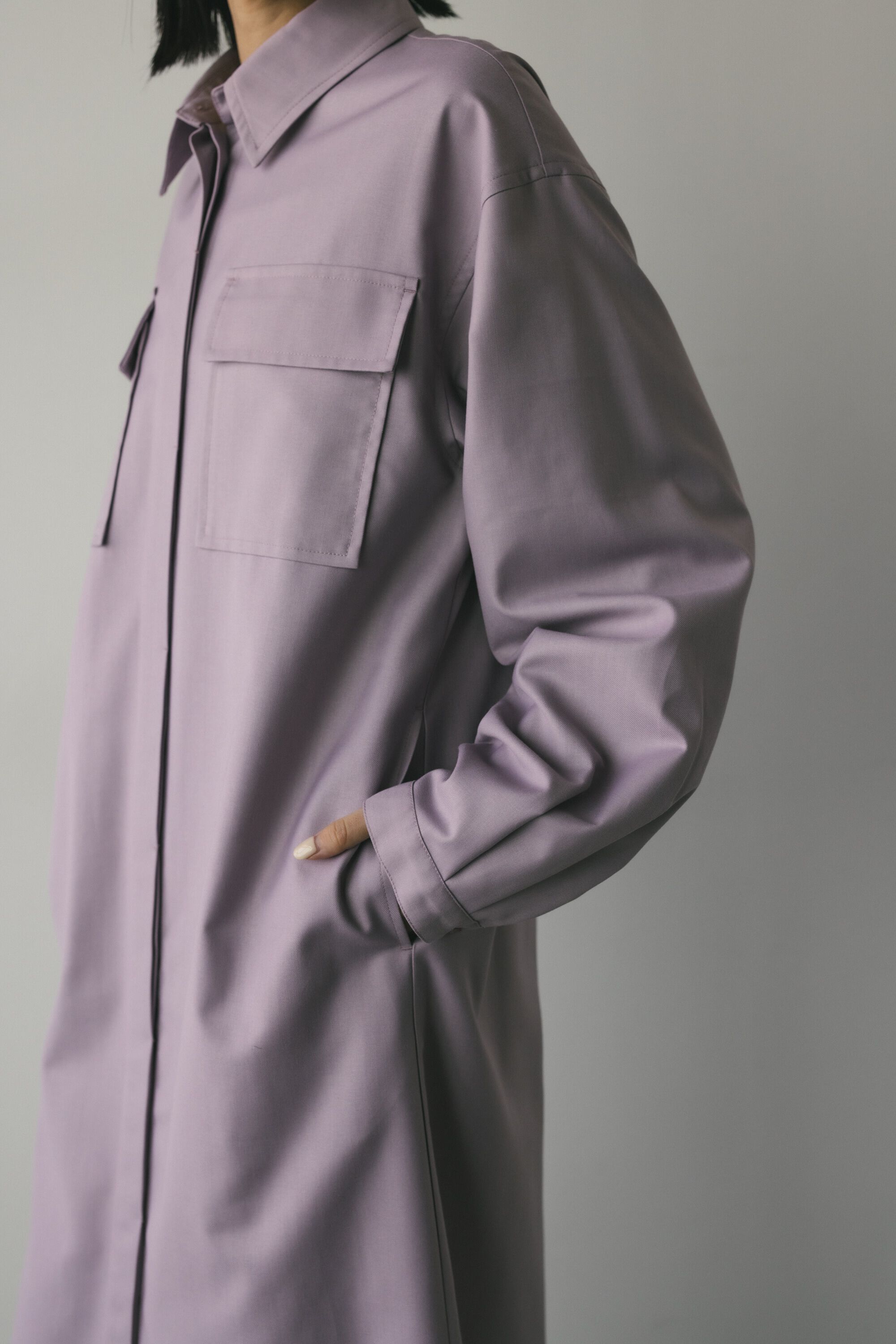 STYLEMIXER「ビッグポケットシャツワンピース」|ワンピース|