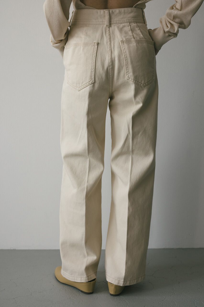 STYLEMIXER「センタープレスワイドデニム」|デニム|