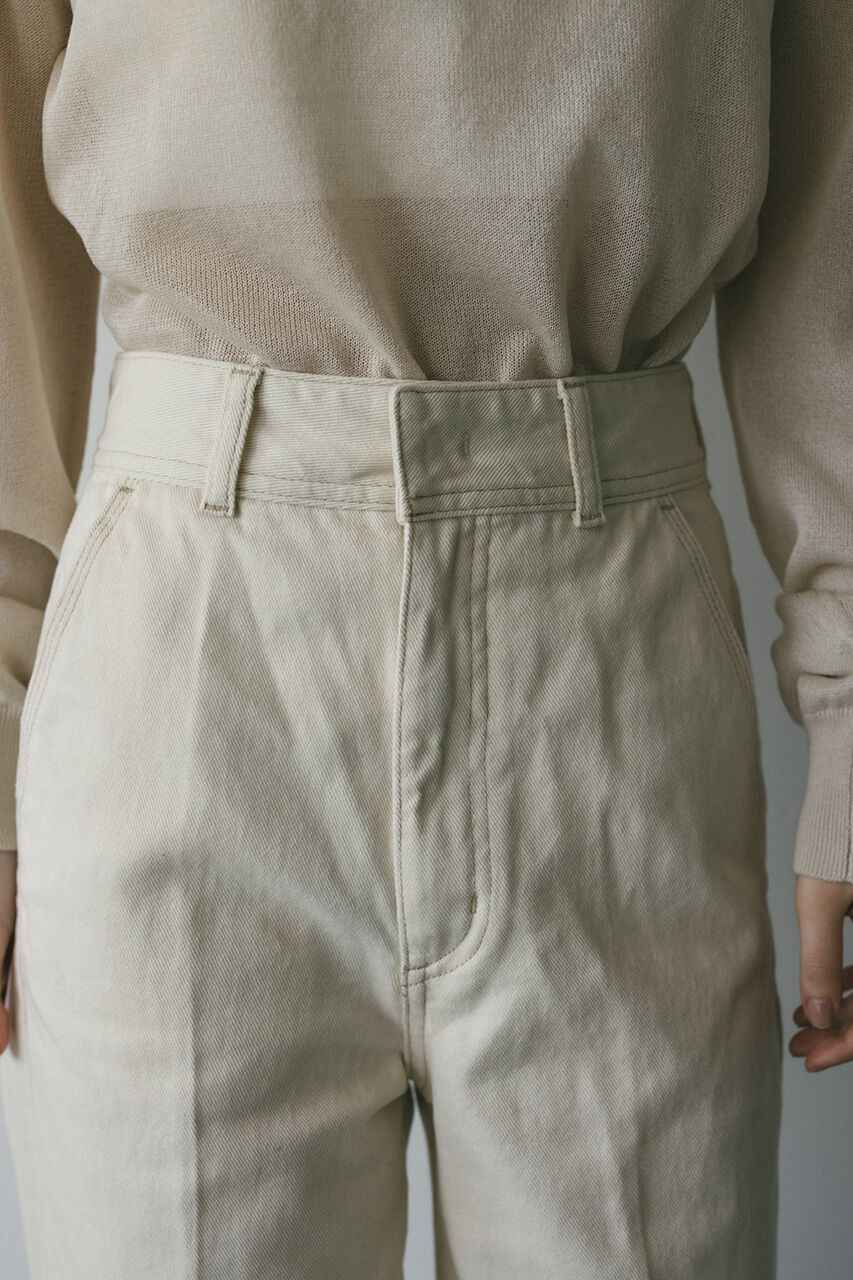 STYLEMIXER「センタープレスワイドデニム」|デニム|