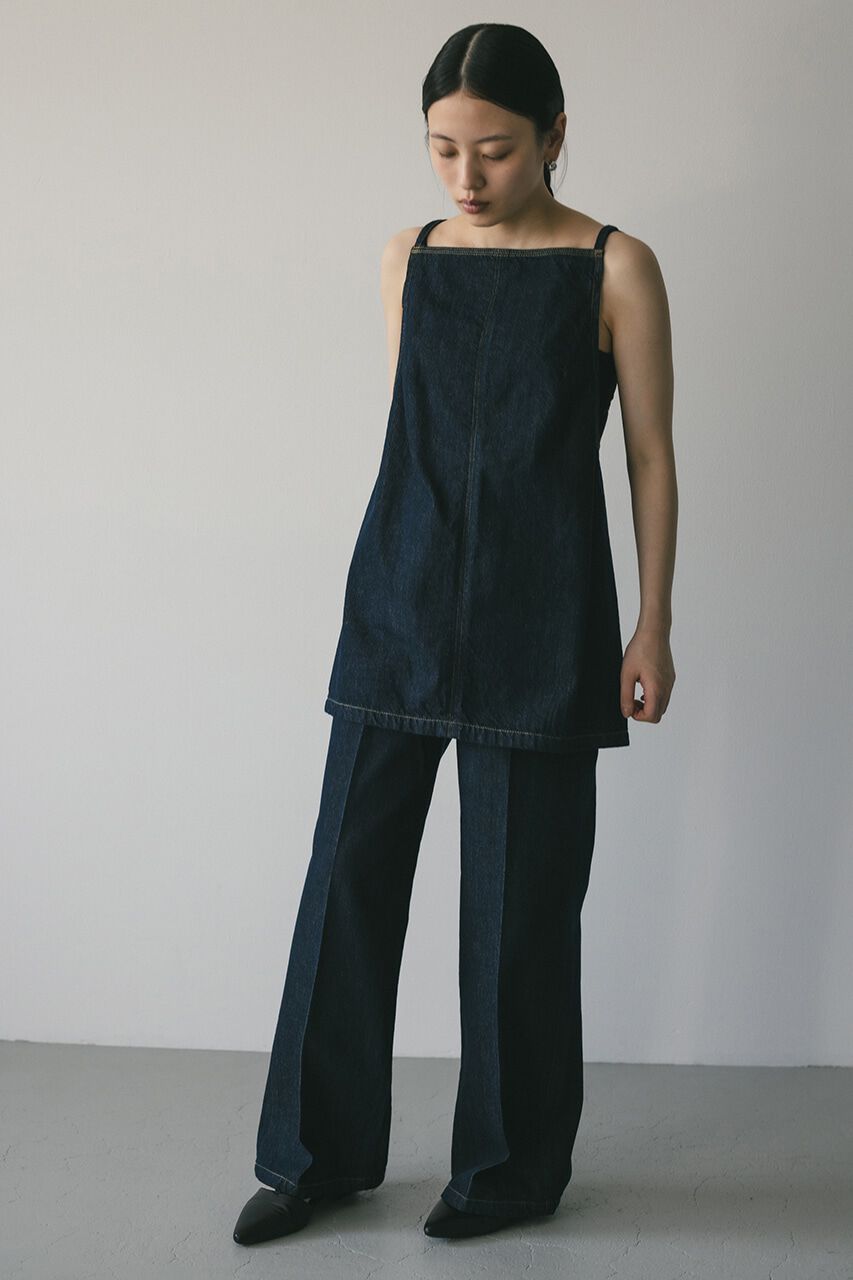 STYLEMIXER「センタープレスワイドデニム」|デニム|