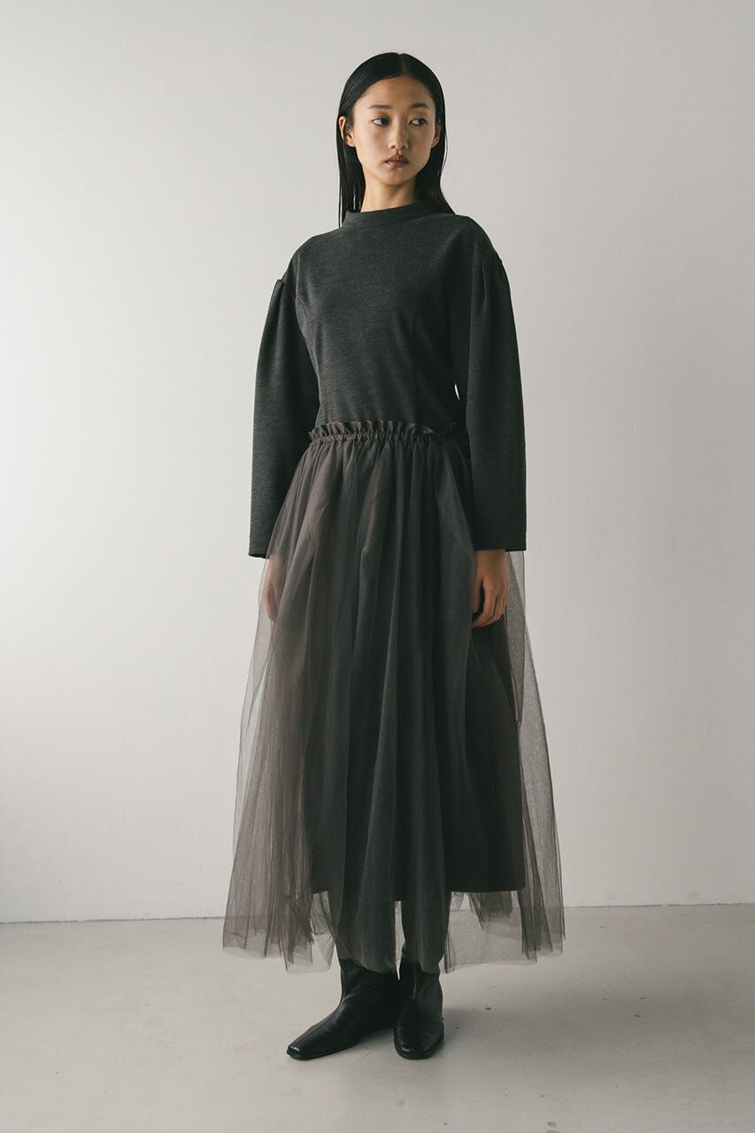 STYLEMIXER「ショルダータックフォルムワンピース」|ワンピース|