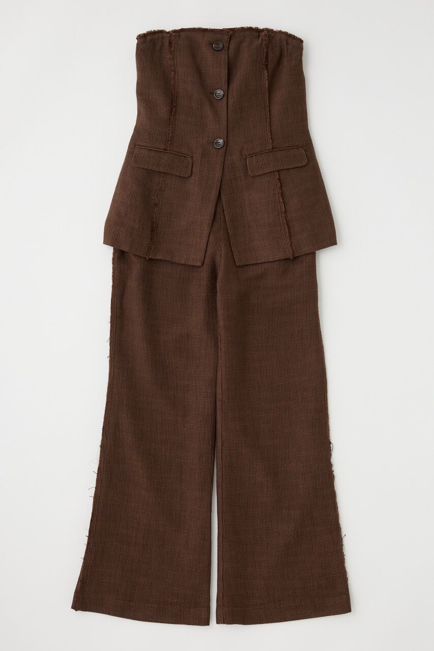 MOUSSY「TAILORED BARE TOP オールインワン」|その他|