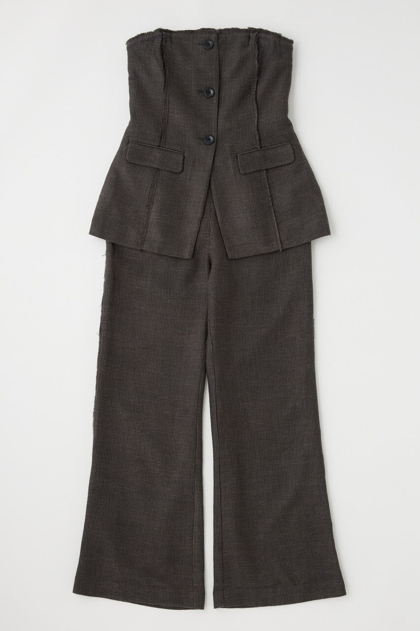 MOUSSY「TAILORED BARE TOP オールインワン」|その他|