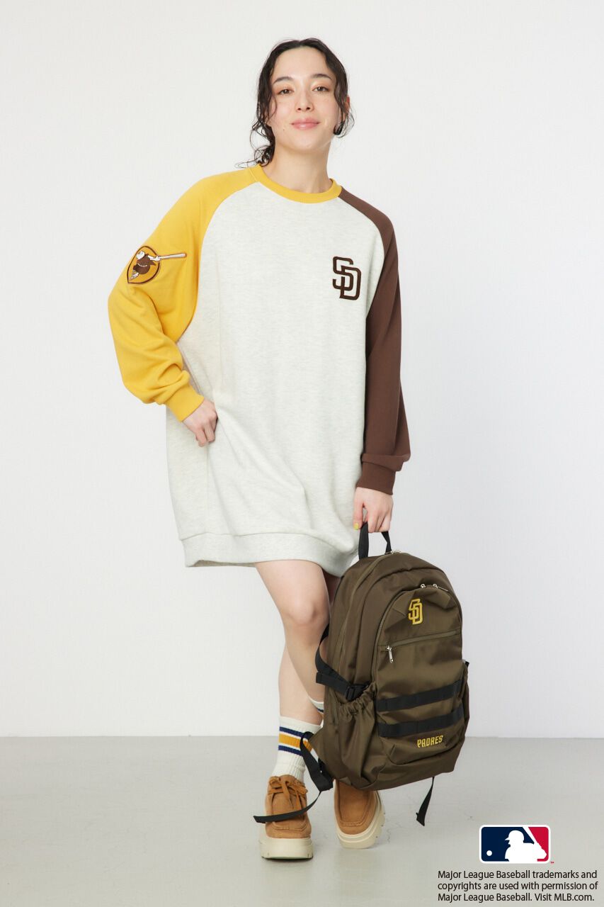 RODEO CROWNS「MLBラグランスウェットワンピース」|ワンピース|L/T.GRY1