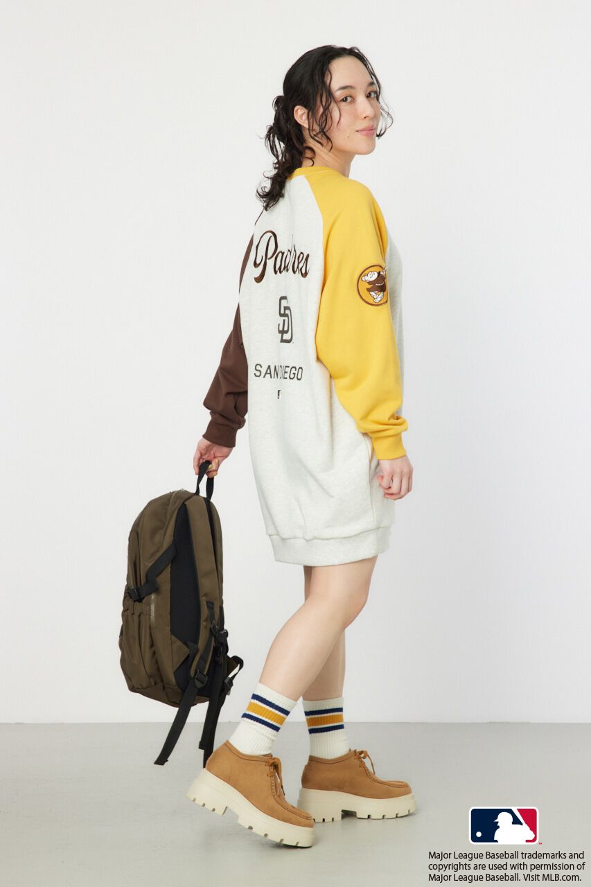 RODEO CROWNS「MLBラグランスウェットワンピース」|ワンピース|