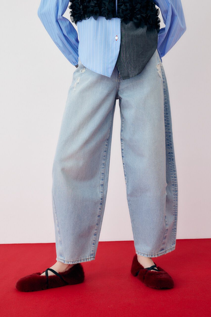 HeRIN.CYE「Cocoon denim pants」|デニム|