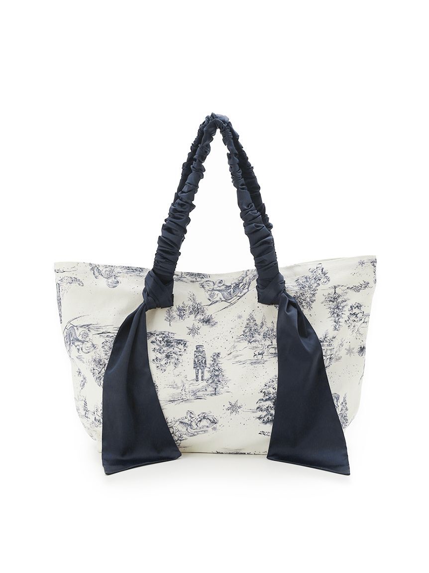 SNIDEL HOME「オーガニックキャンバストート -BIG-（Toile de Jouy）」|トートバッグ|