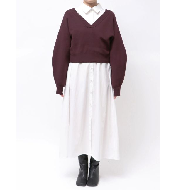 ELENDEEK「V-NECK KT SET OP」|ワンピース|