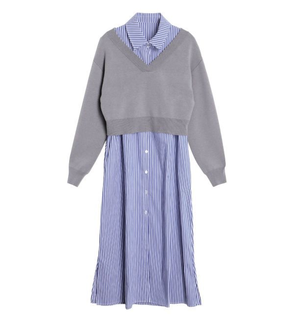 ELENDEEK「V-NECK KT SET OP」|ワンピース|