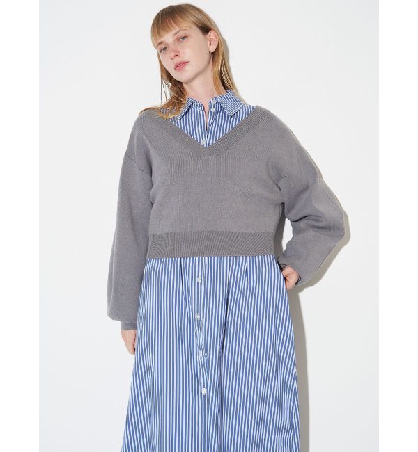 ELENDEEK「V-NECK KT SET OP」|ワンピース|