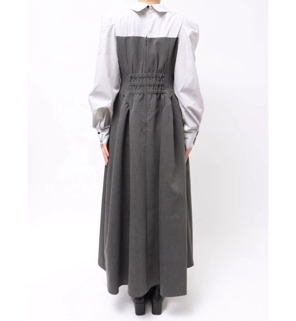 dazzlin「【久間田琳加コラボ】シャツベアドッキングワンピース」|ワンピース|