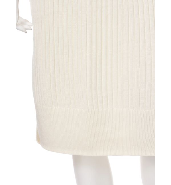 MERCURYDUO「ベルト付スリットニットワンピース」|ワンピース|