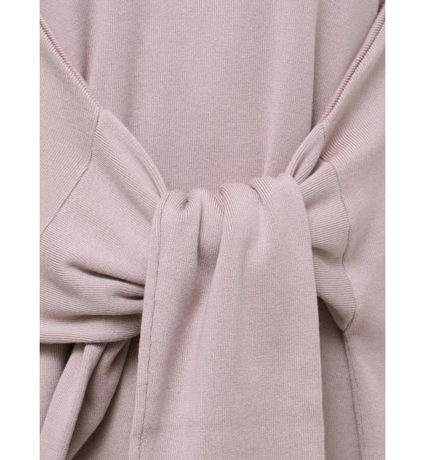 MERCURYDUO「フロントタイミニニットワンピース」|ワンピース|