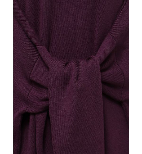 MERCURYDUO「フロントタイミニニットワンピース」|ワンピース|