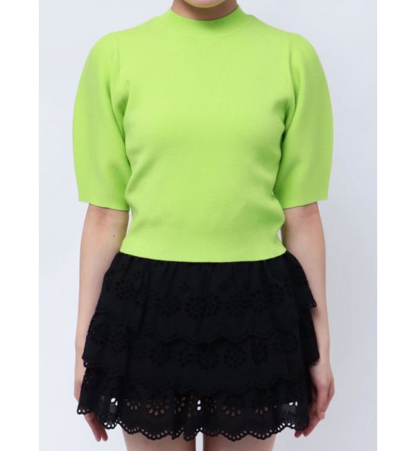 MERCURYDUO「総針パフスリーブニット」|ニット・セーター|