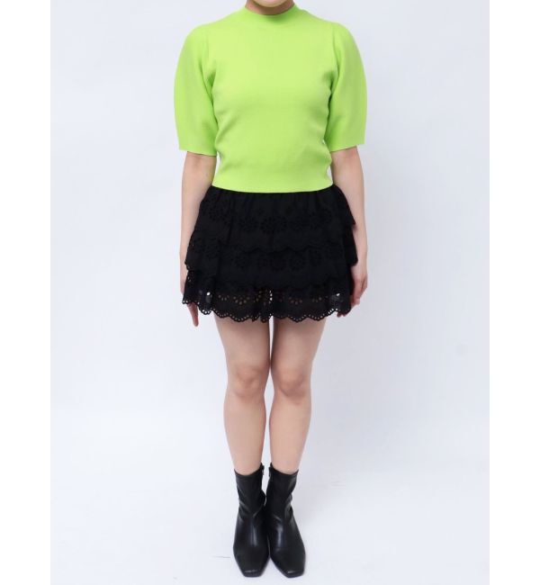 MERCURYDUO「総針パフスリーブニット」|ニット・セーター|